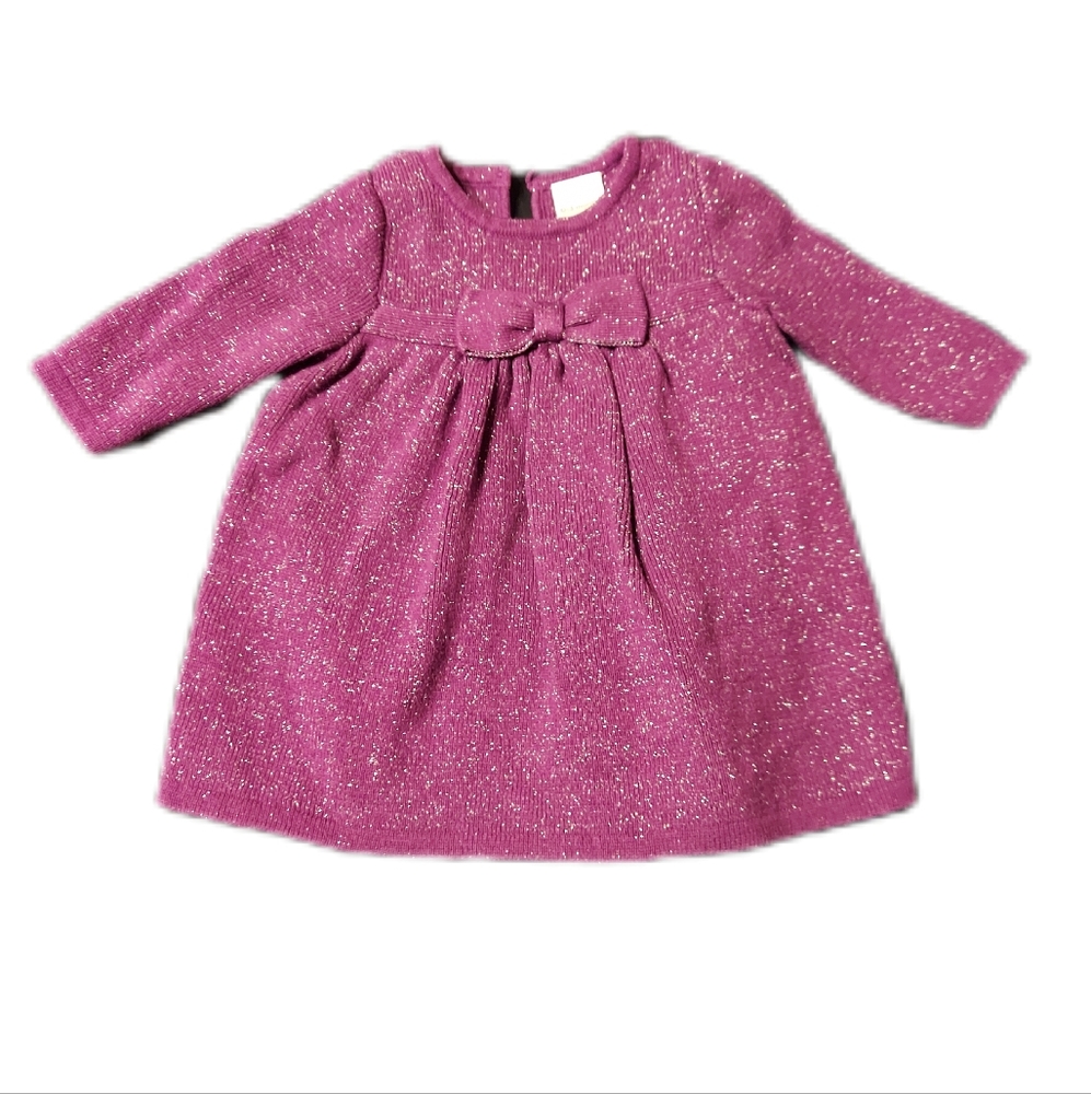 0 to 3 M Sweater Dress Pruple Sparkle Gymboree Brand